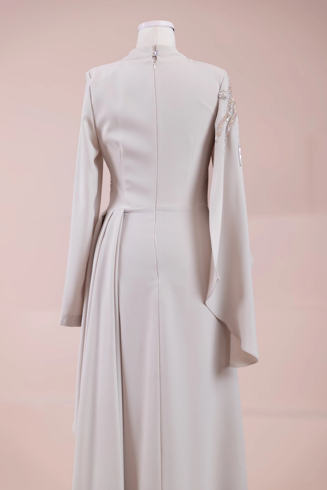 Enva Tesetür Abiye - FioraofDress - tesettur - abiye - BEJ - 38 - hijab - evening - dress