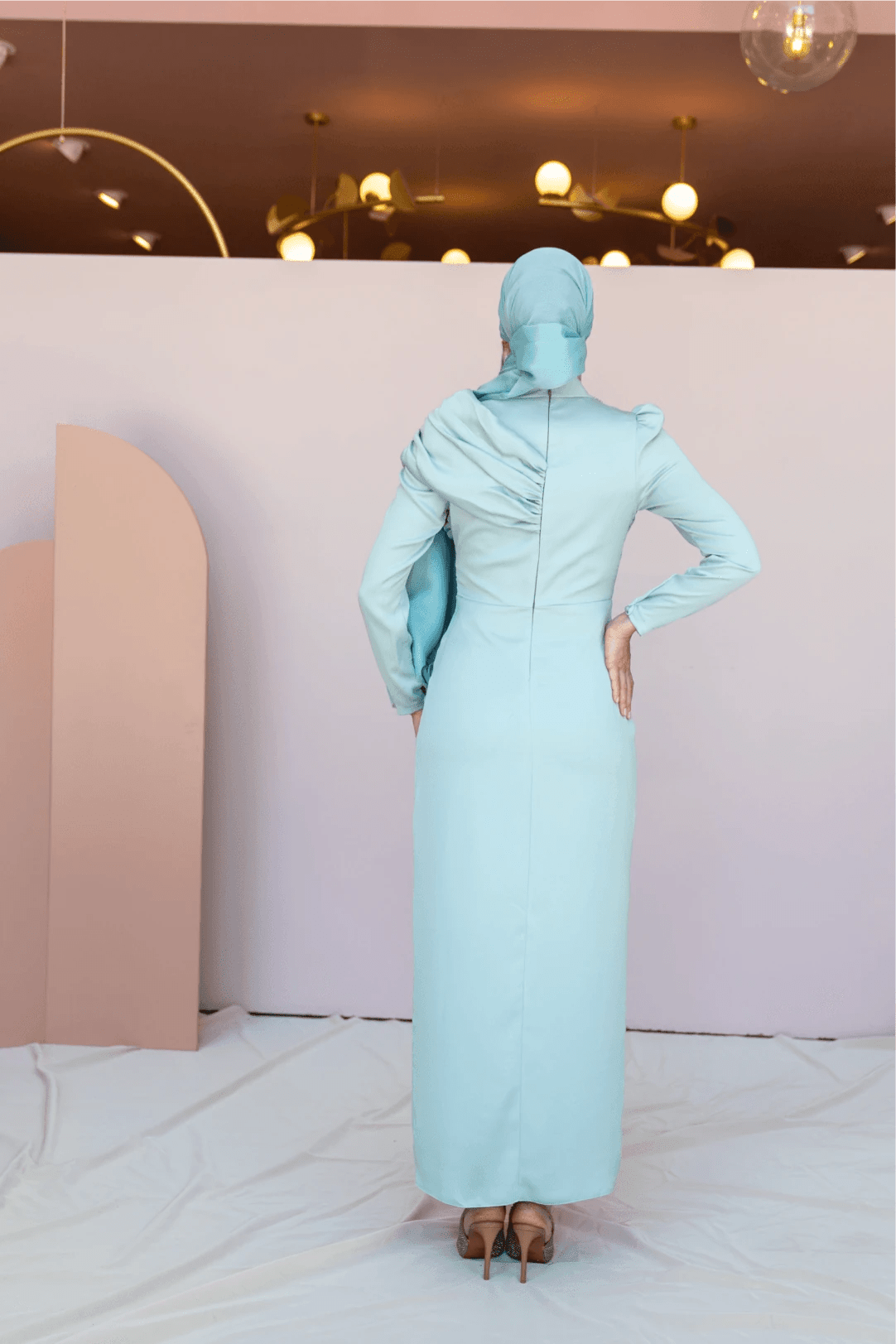 Esperanza Tesettür Abiye - FioraofDress - tesettur - abiye - 44 - mint - hijab - evening - dress