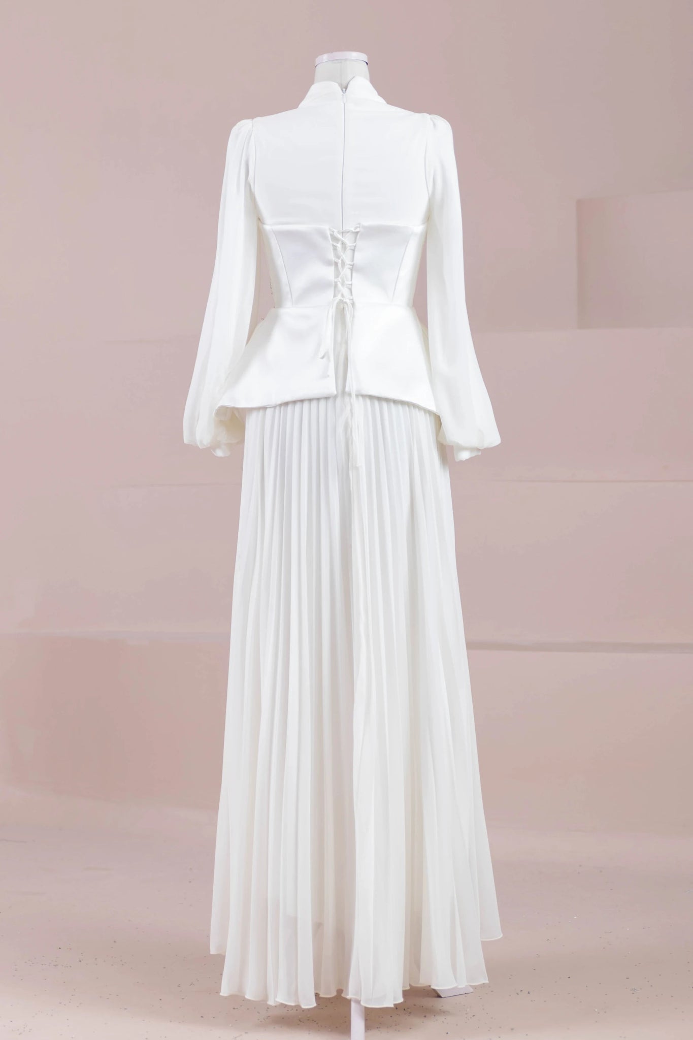 Eyla Tesettür Abiye - FioraofDress - tesettur - abiye - Beyaz - 36 - hijab - evening - dress