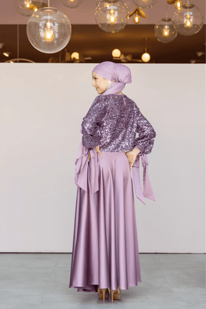 Ferce Tesettür Abiye - FioraofDress - tesettur - abiye - 44 - LİLAA - hijab - evening - dress