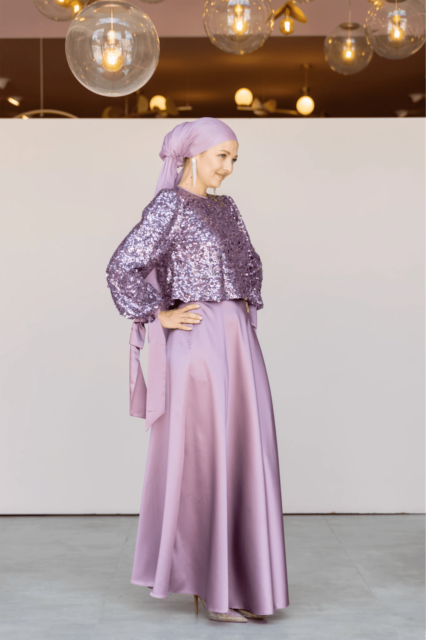 Ferce Tesettür Abiye - FioraofDress - tesettur - abiye - 44 - LİLAA - hijab - evening - dress