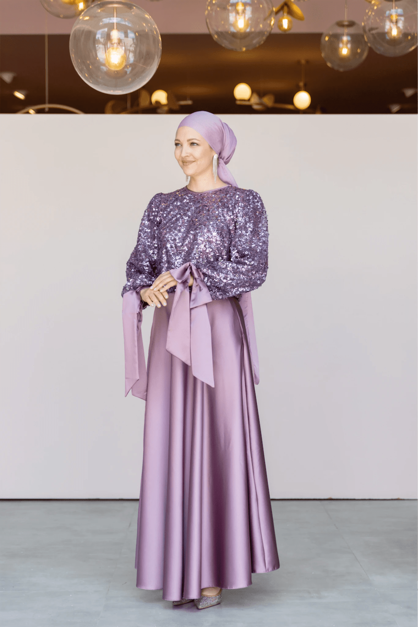 Ferce Tesettür Abiye - FioraofDress - tesettur - abiye - 44 - LİLAA - hijab - evening - dress