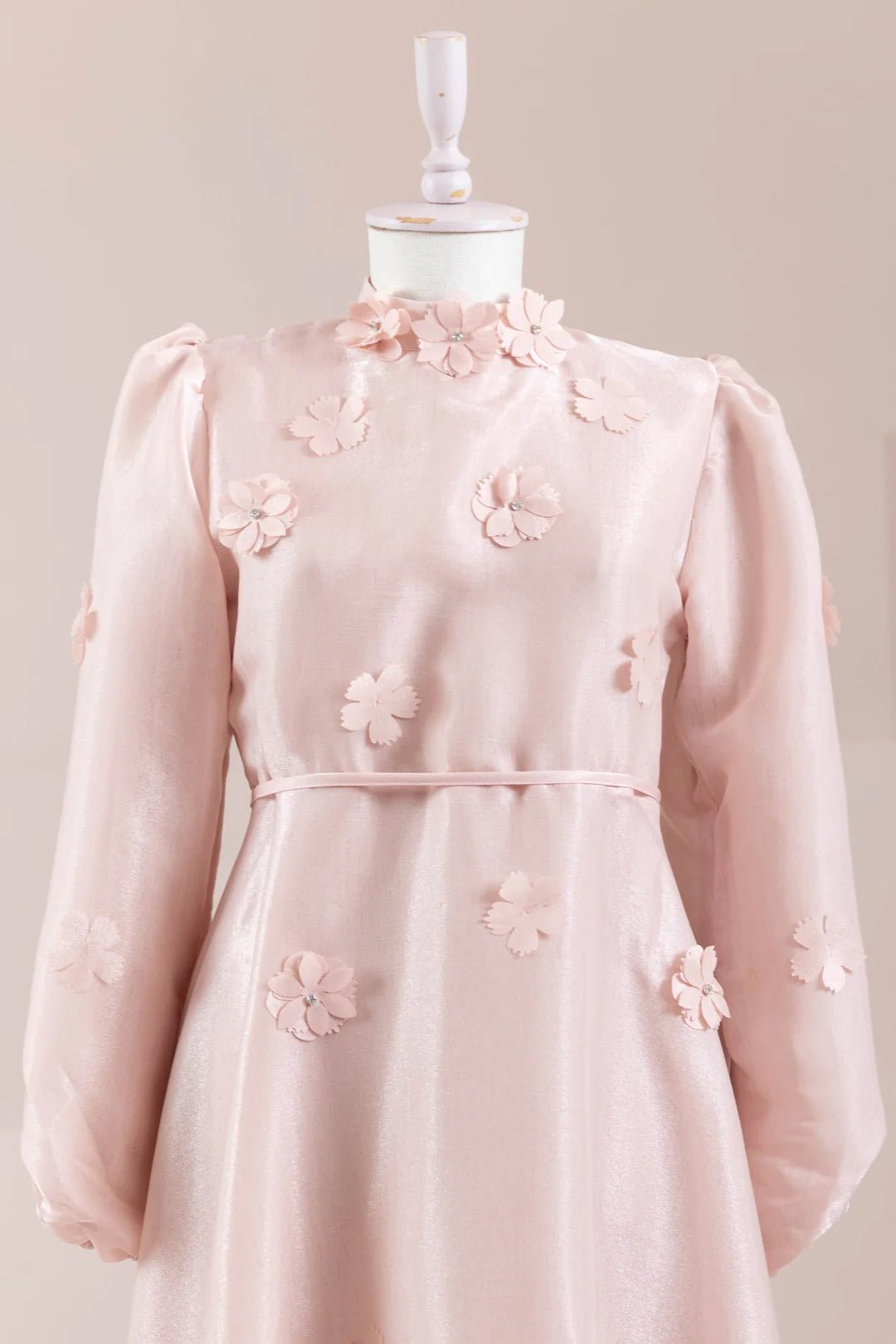 Flowers Tesettür Abiye - FioraofDress - tesettur - abiye - Pembe - 36 - hijab - evening - dress