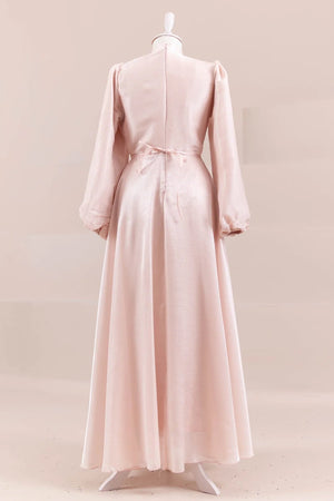 Flowers Tesettür Abiye - FioraofDress - tesettur - abiye - Pembe - 36 - hijab - evening - dress