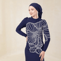 Gaia Tesettür Abiye - FioraofDress - tesettur - abiye - 48 - lacivert - hijab - evening - dress