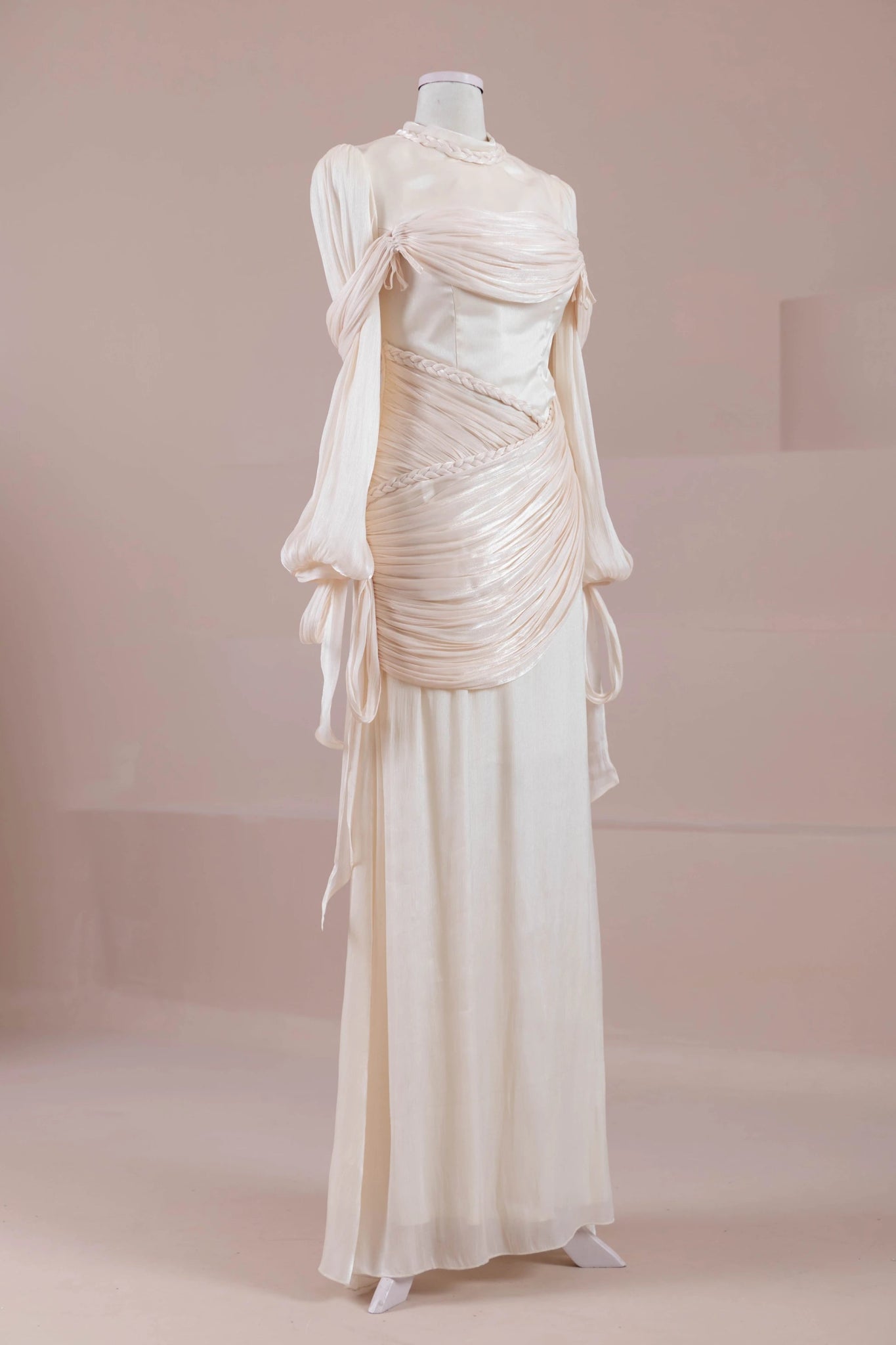 Galadriel Tesettür Abiye - FioraofDress - tesettur - abiye - Ekru - 38 - hijab - evening - dress