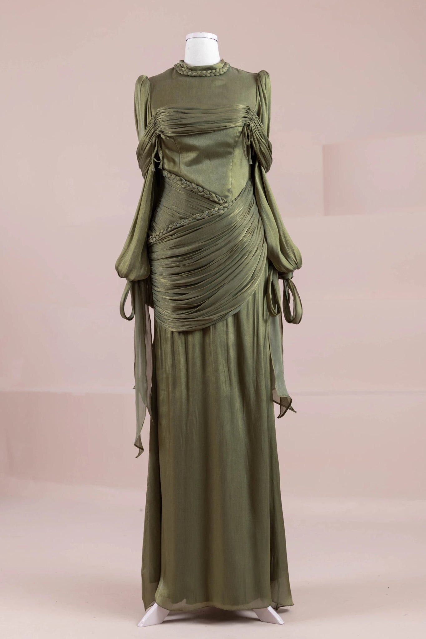 Galadriel Tesettür Abiye - FioraofDress - tesettur - abiye - Çimen yeşili - 38 - hijab - evening - dress