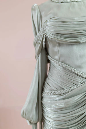 Galadriel Tesettür Abiye - FioraofDress - tesettur - abiye - mint yeşili - 38 - hijab - evening - dress