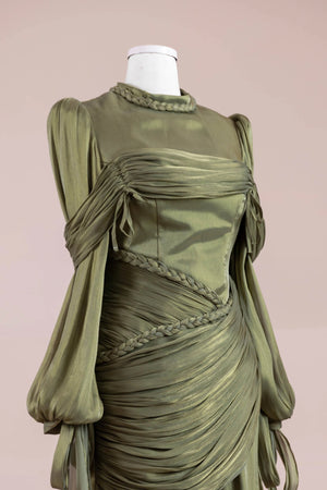 Galadriel Tesettür Abiye - FioraofDress - tesettur - abiye - Çimen yeşili - 38 - hijab - evening - dress