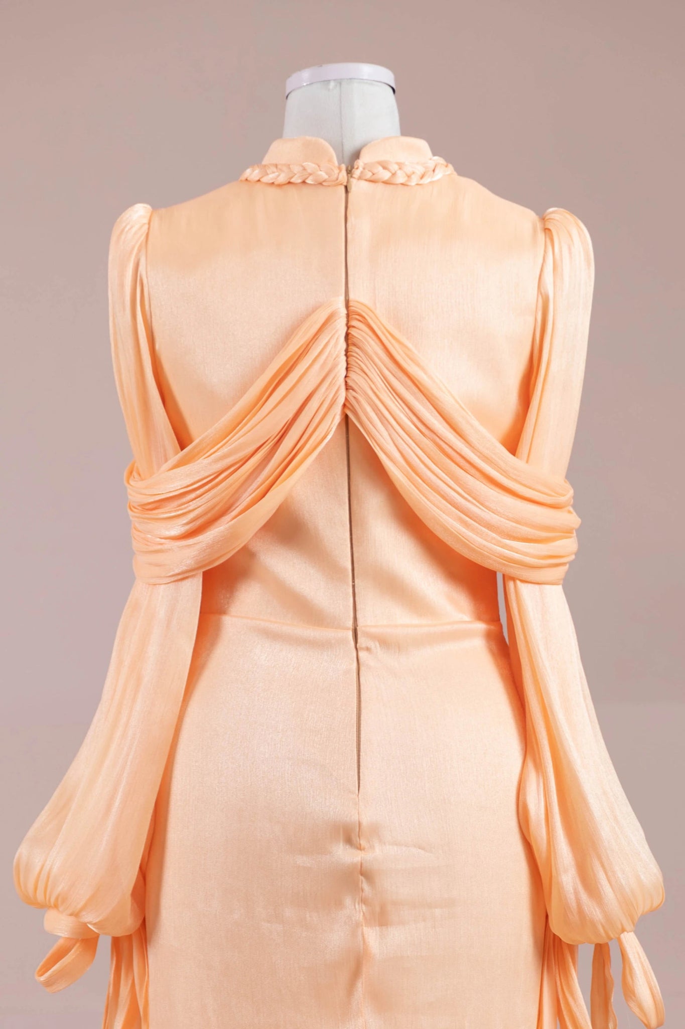 Galadriel Tesettür Abiye - FioraofDress - tesettur - abiye - kayısı - 38 - hijab - evening - dress