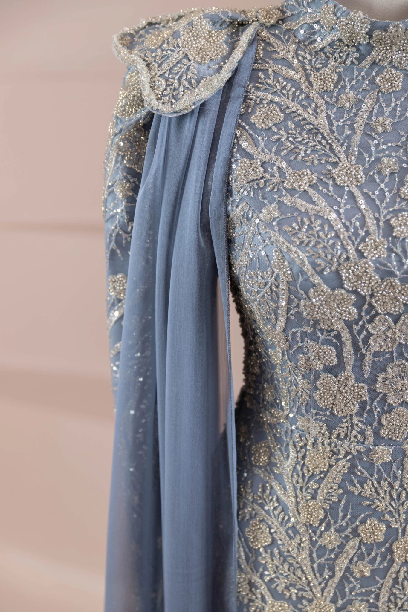 Glam Tesettür Abiye - FioraofDress - tesettur - abiye - Mavii - 38 - hijab - evening - dress