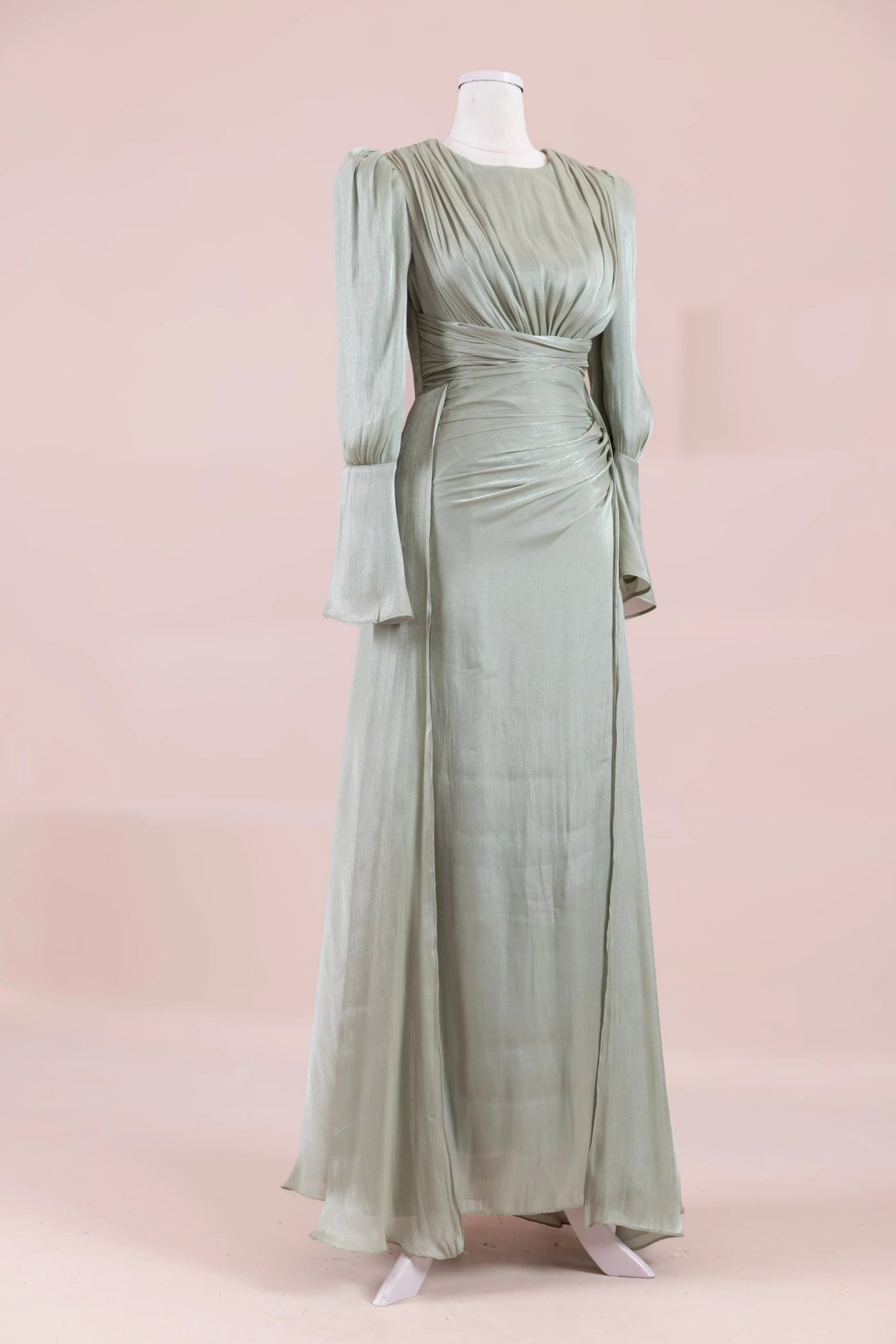 Glamour Tesettür Abiye - FioraofDress - tesettur - abiye - mint - 38 - hijab - evening - dress