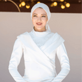 Glorinda Tesettür Abiye - FioraofDress - tesettur - abiye - 44 - Beyaz - hijab - evening - dress
