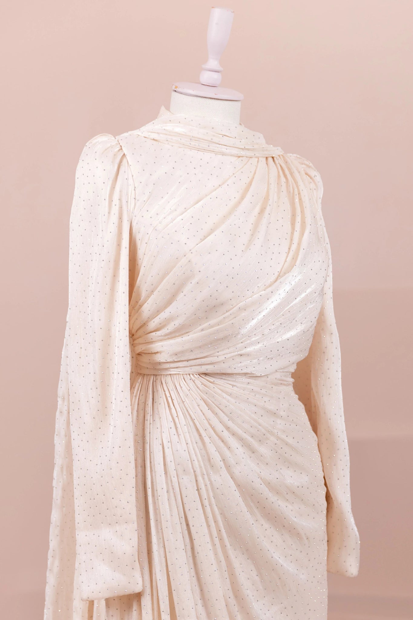 Glory Tesettür Abiye - FioraofDress - tesettur - abiye - krem - 38 - hijab - evening - dress