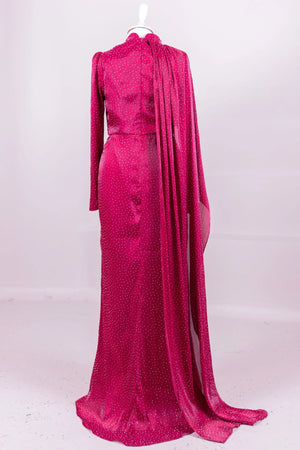 Glory Tesettür Abiye - FioraofDress - tesettur - abiye - BORDO - 38 - hijab - evening - dress