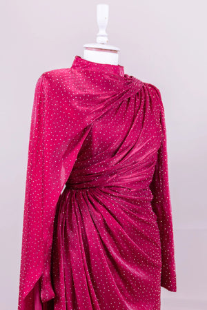 Glory Tesettür Abiye - FioraofDress - tesettur - abiye - BORDO - 38 - hijab - evening - dress