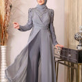 Güneş Tulum Abiye - FioraofDress - tesettur - abiye - lacivert - 48 - hijab - evening - dress