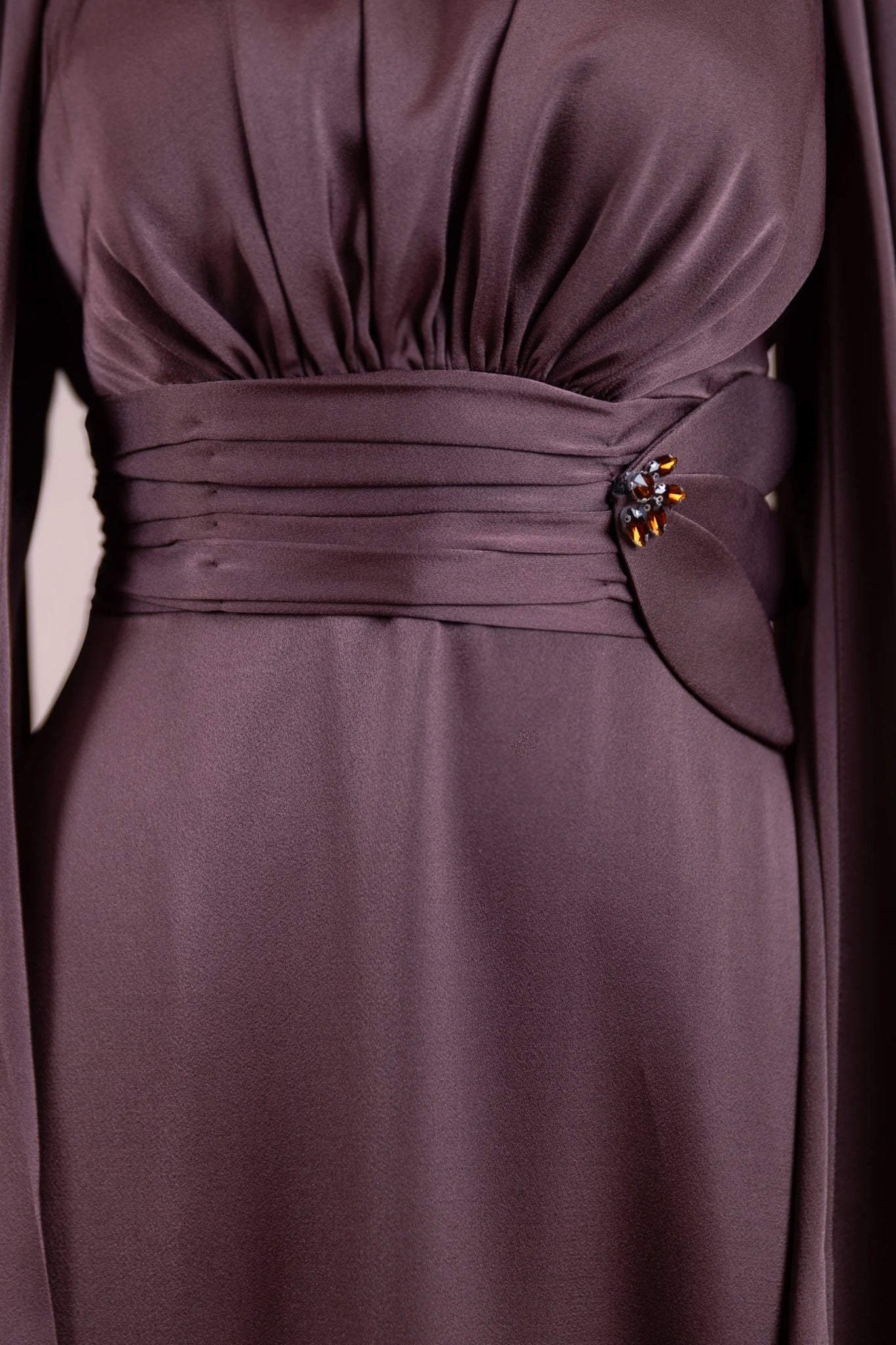 Jana Tesettür Abiye - FioraofDress - tesettur - abiye - bery burgundy - 38 - hijab - evening - dress