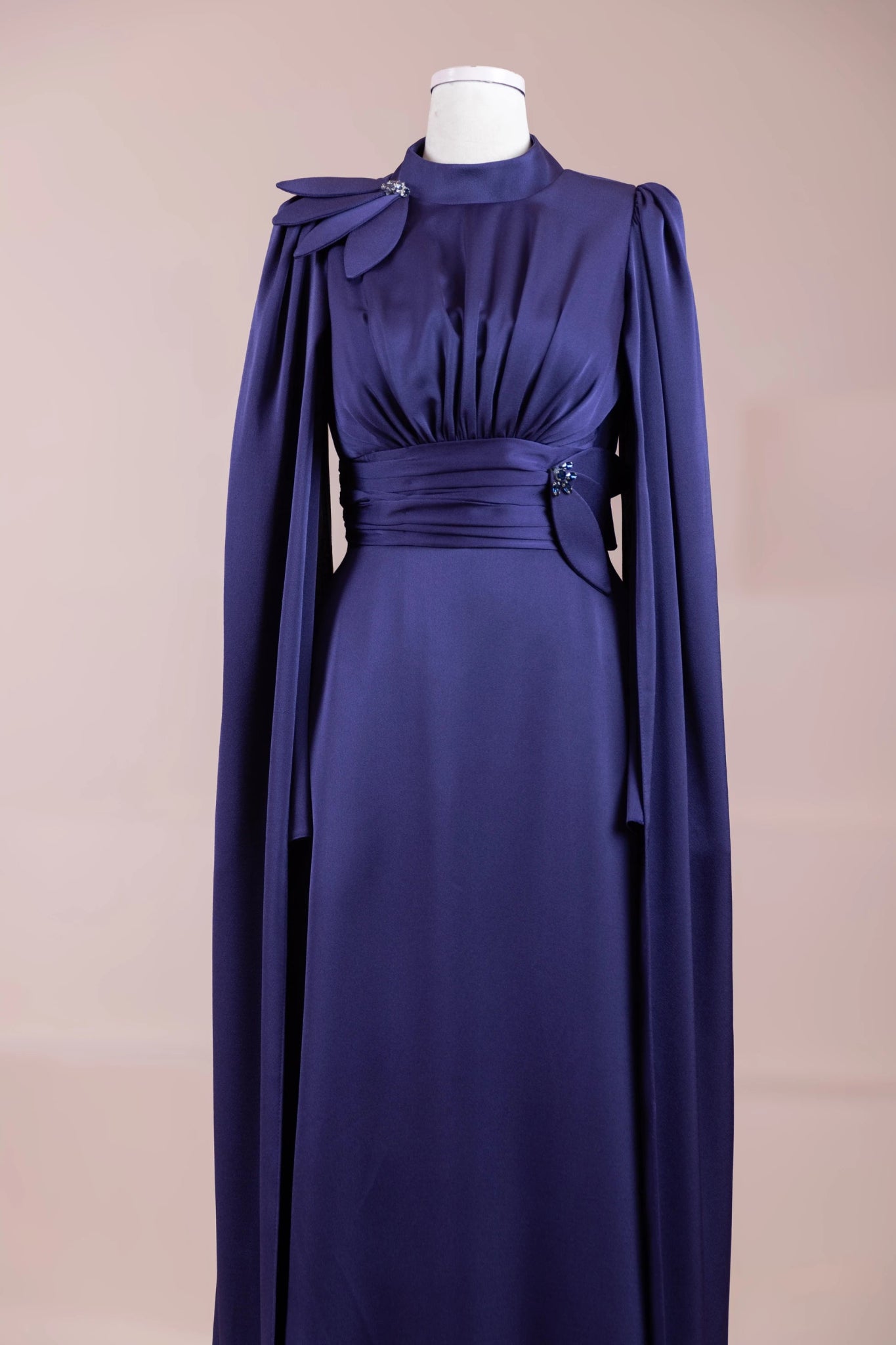 Jana Tesettür Abiye - FioraofDress - tesettur - abiye - Gece mavisi - 38 - hijab - evening - dress