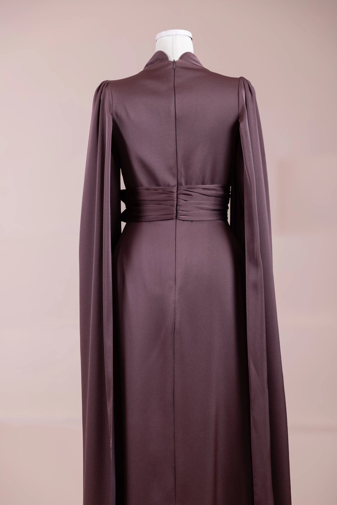 Jana Tesettür Abiye - FioraofDress - tesettur - abiye - bery burgundy - 38 - hijab - evening - dress