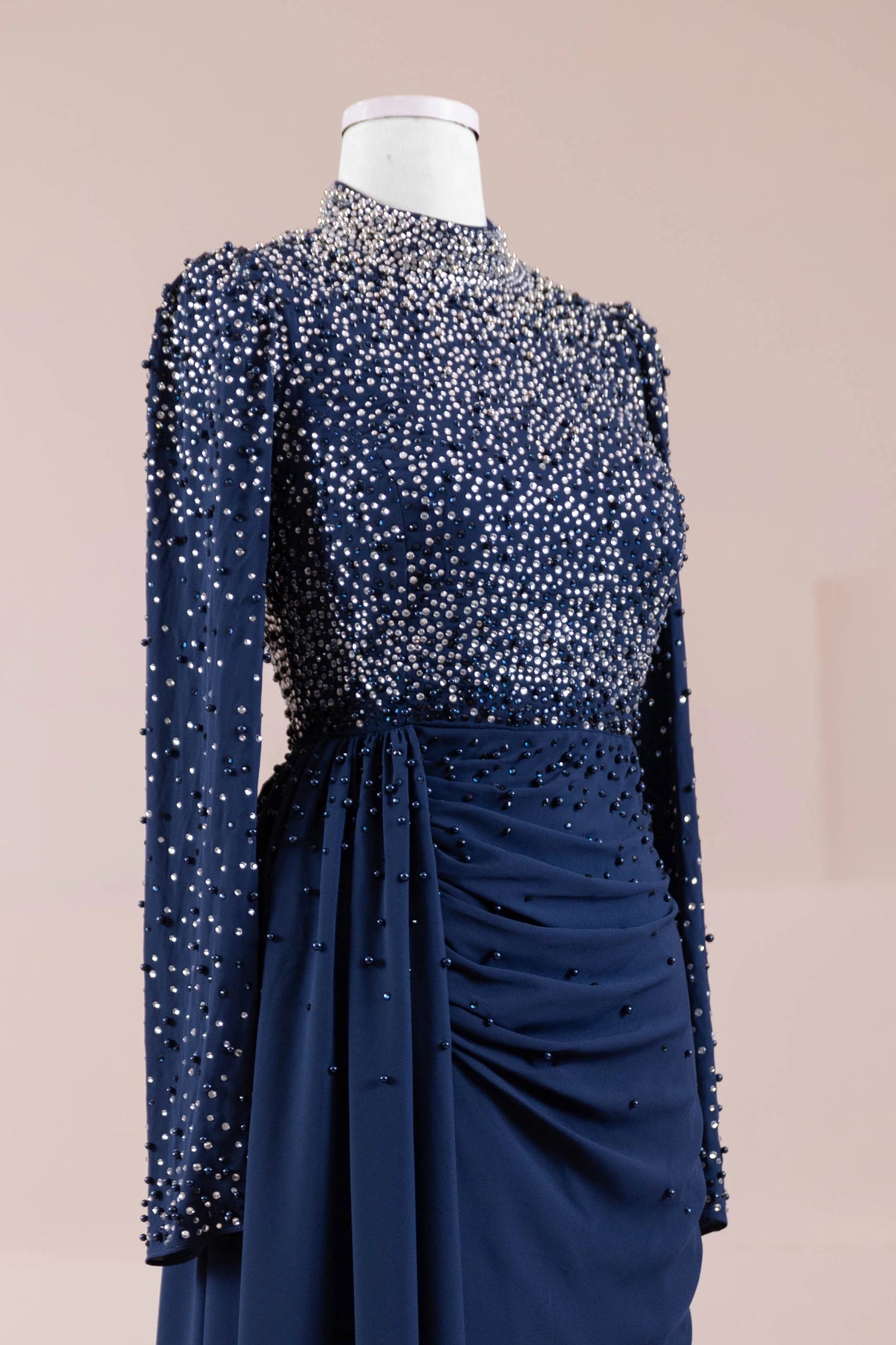 Lamis Tesettür Abiye - FioraofDress - tesettur - abiye - lacivert - 38 - hijab - evening - dress