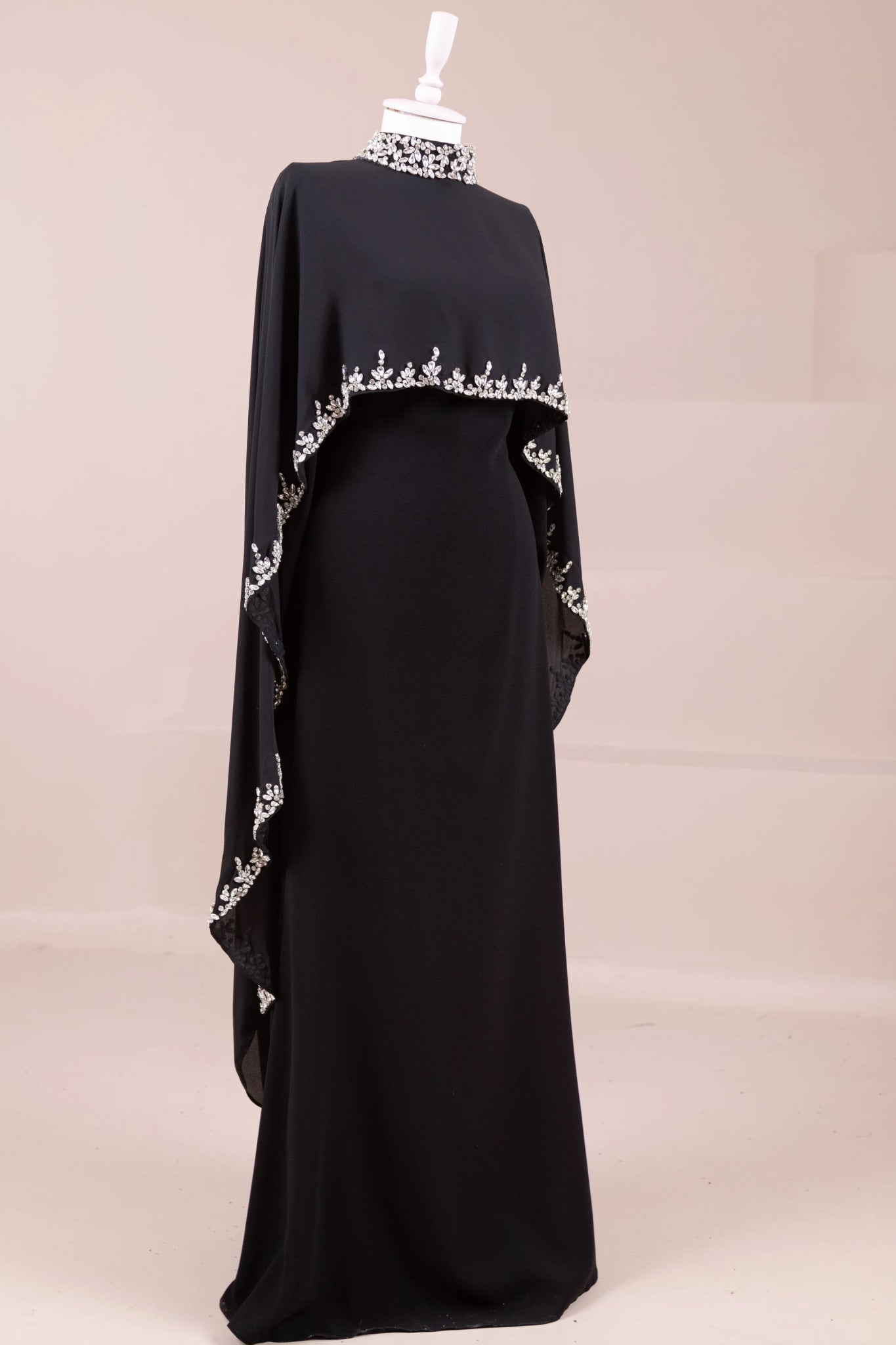 Layali Tesettür Abiye - FioraofDress - tesettur - abiye - SİYAH - 40 - hijab - evening - dress