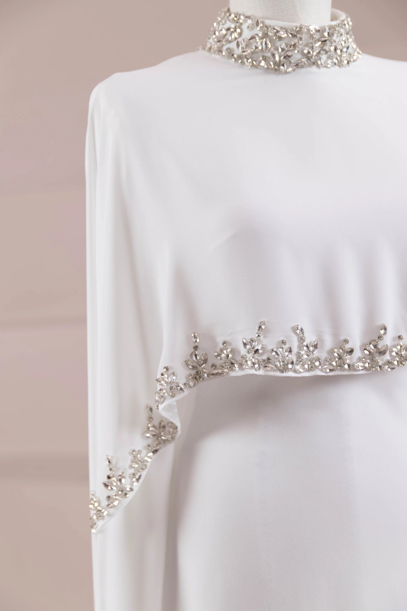 Layali Tesettür Abiye - FioraofDress - tesettur - abiye - Beyaz - 40 - hijab - evening - dress