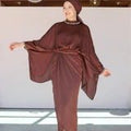 Layla Tesettür Abiye - FioraofDress - tesettur - abiye - 44 - Kahve - hijab - evening - dress