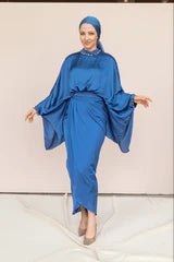 Layla Tesettür Abiye - FioraofDress - tesettur - abiye - 44 - Mavii - hijab - evening - dress