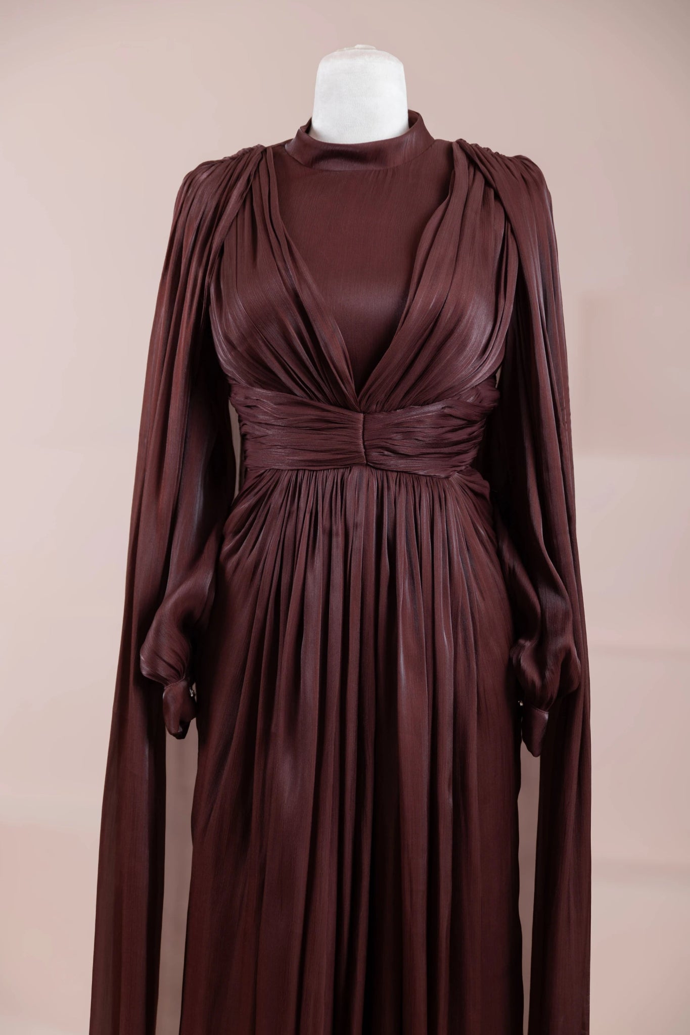 Lesley Tesettür Abiye - FioraofDress - tesettur - abiye - bery burgundy - 38 - hijab - evening - dress