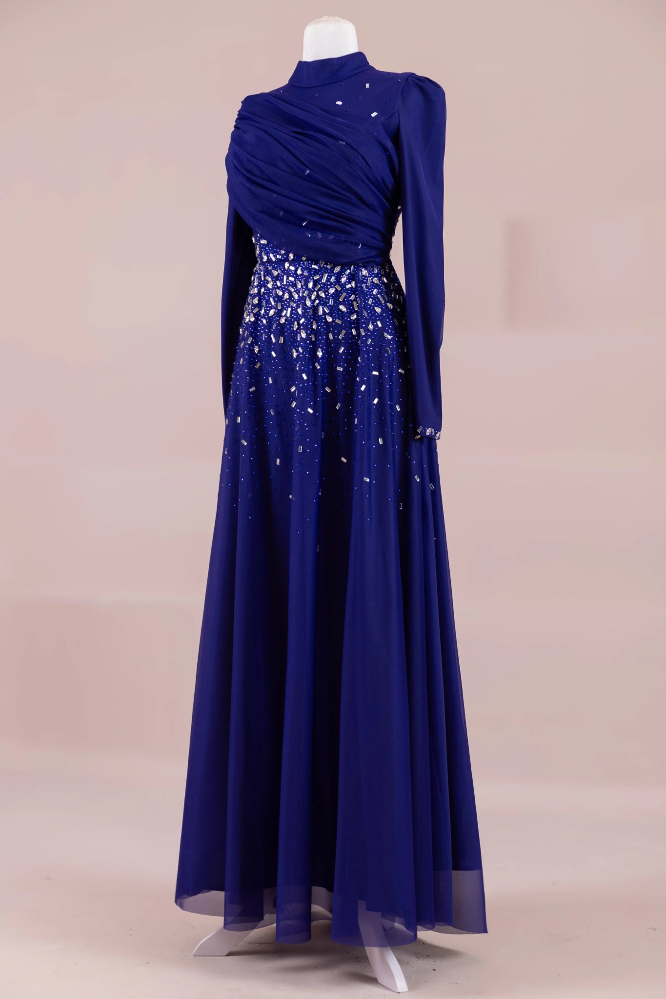 Levia Tesettür Abiye - FioraofDress - tesettur - abiye - SAX - 36 - hijab - evening - dress