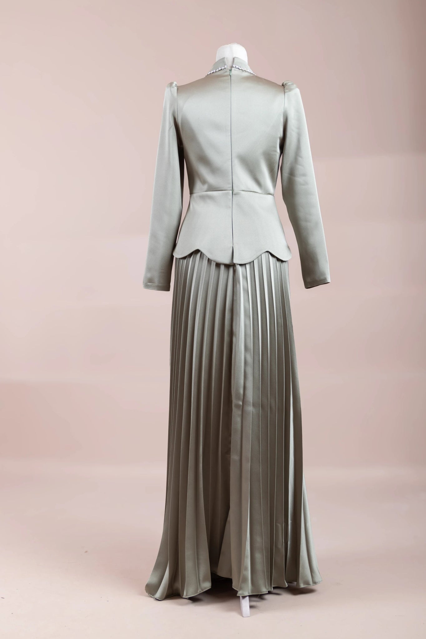 Lolita Tesettür Abiye - FioraofDress - tesettur - abiye - Çagla yeşili - 38 - hijab - evening - dress