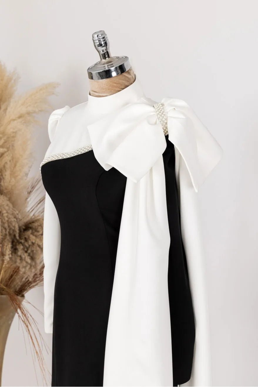 Lorena Tesettür Abiye - FioraofDress - tesettur - abiye - Siyahh - 36 - hijab - evening - dress