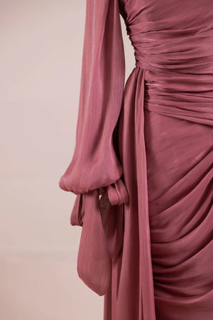 Lotus Tesettür Abiye - FioraofDress - tesettur - abiye - bery - 38 - hijab - evening - dress