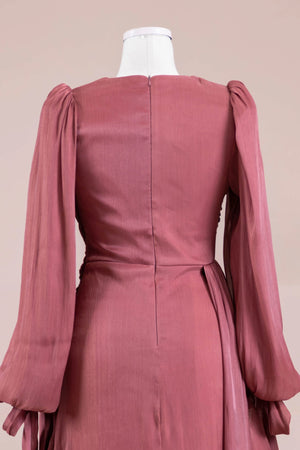 Lotus Tesettür Abiye - FioraofDress - tesettur - abiye - bery - 38 - hijab - evening - dress