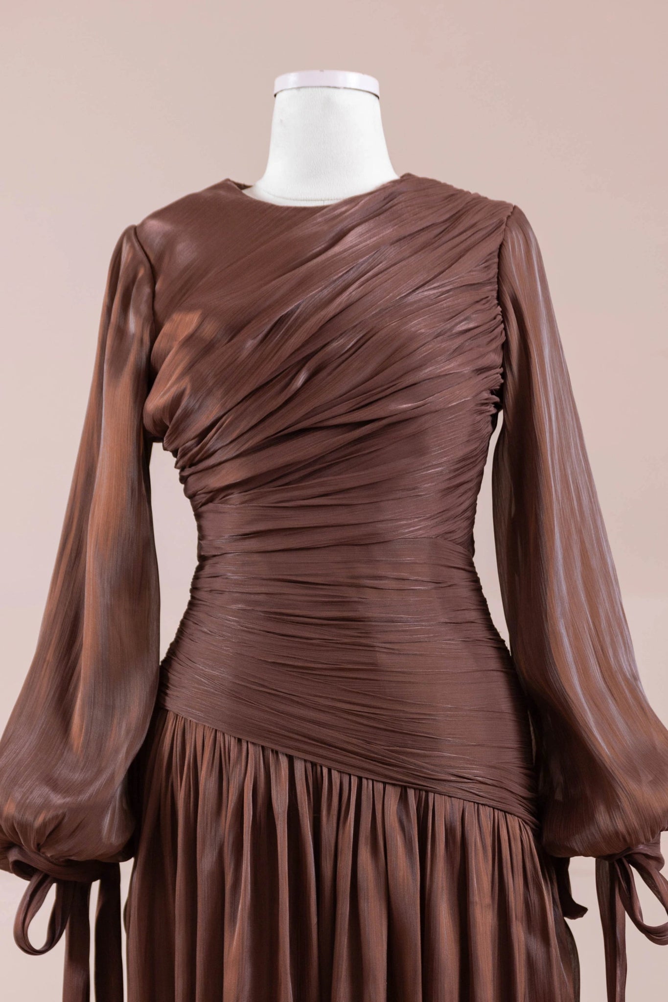 Lova Tesettür Abiye - FioraofDress - tesettur - abiye - berry brown - 38 - hijab - evening - dress