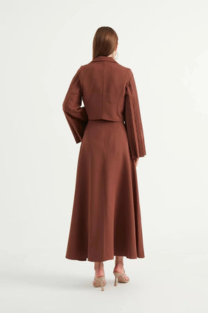 Lucia Etek Takım - FioraofDress - tesettur - abiye - Bakır - 42 - hijab - evening - dress