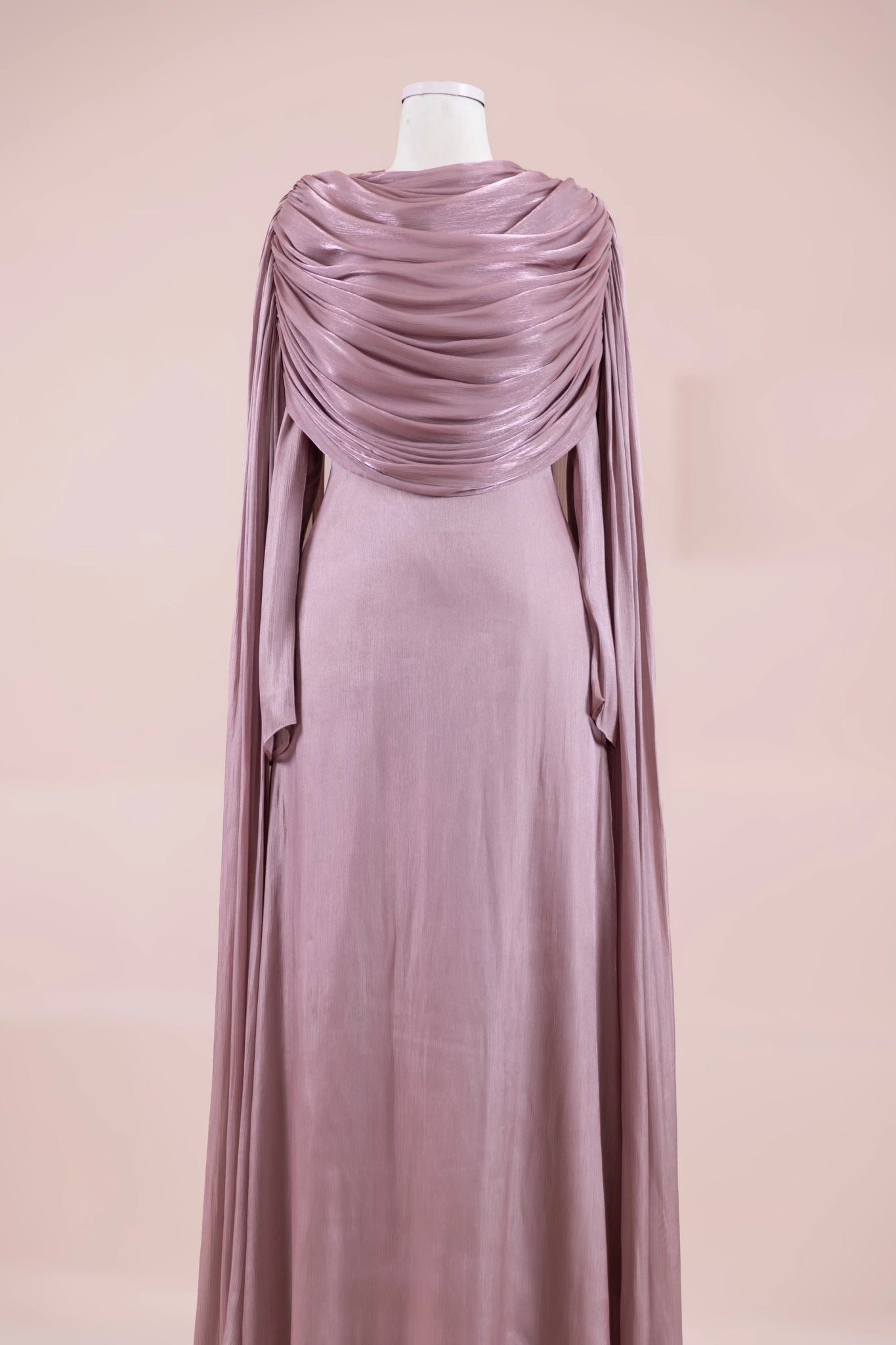 Lunesse Tesettür Abiye - FioraofDress - tesettur - abiye - rose - 38 - hijab - evening - dress