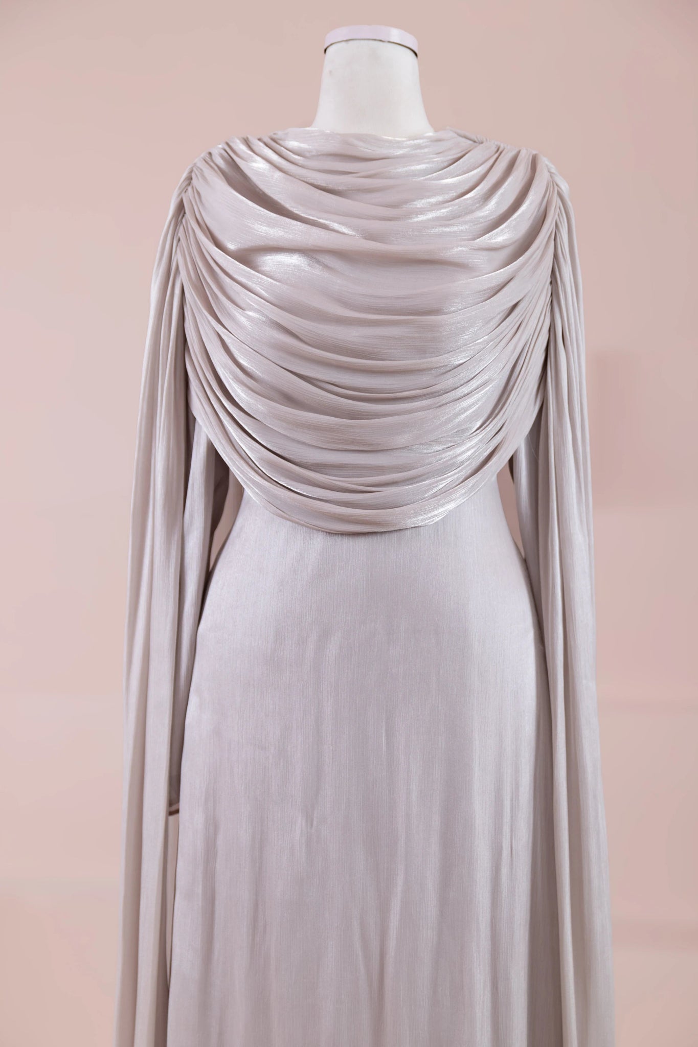 Lunesse Tesettür Abiye - FioraofDress - tesettur - abiye - BEJ - 38 - hijab - evening - dress