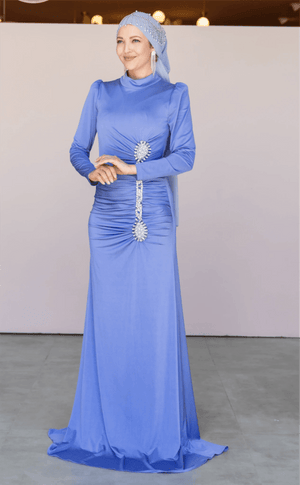Lydia Tesettür Abiye - FioraofDress - tesettur - abiye - 44 - LİLAA - hijab - evening - dress