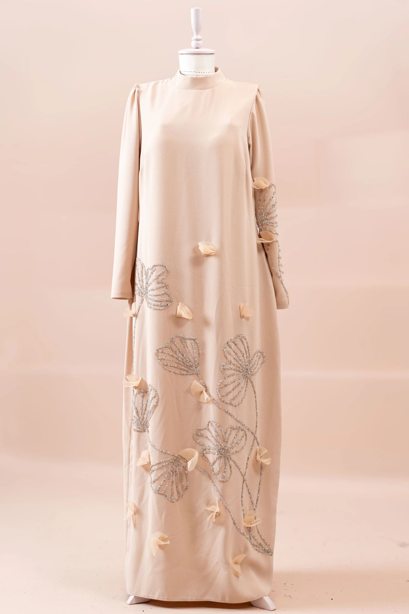 Maysa Tesettür Abiye - FioraofDress - tesettur - abiye - BEJ - 44 - hijab - evening - dress