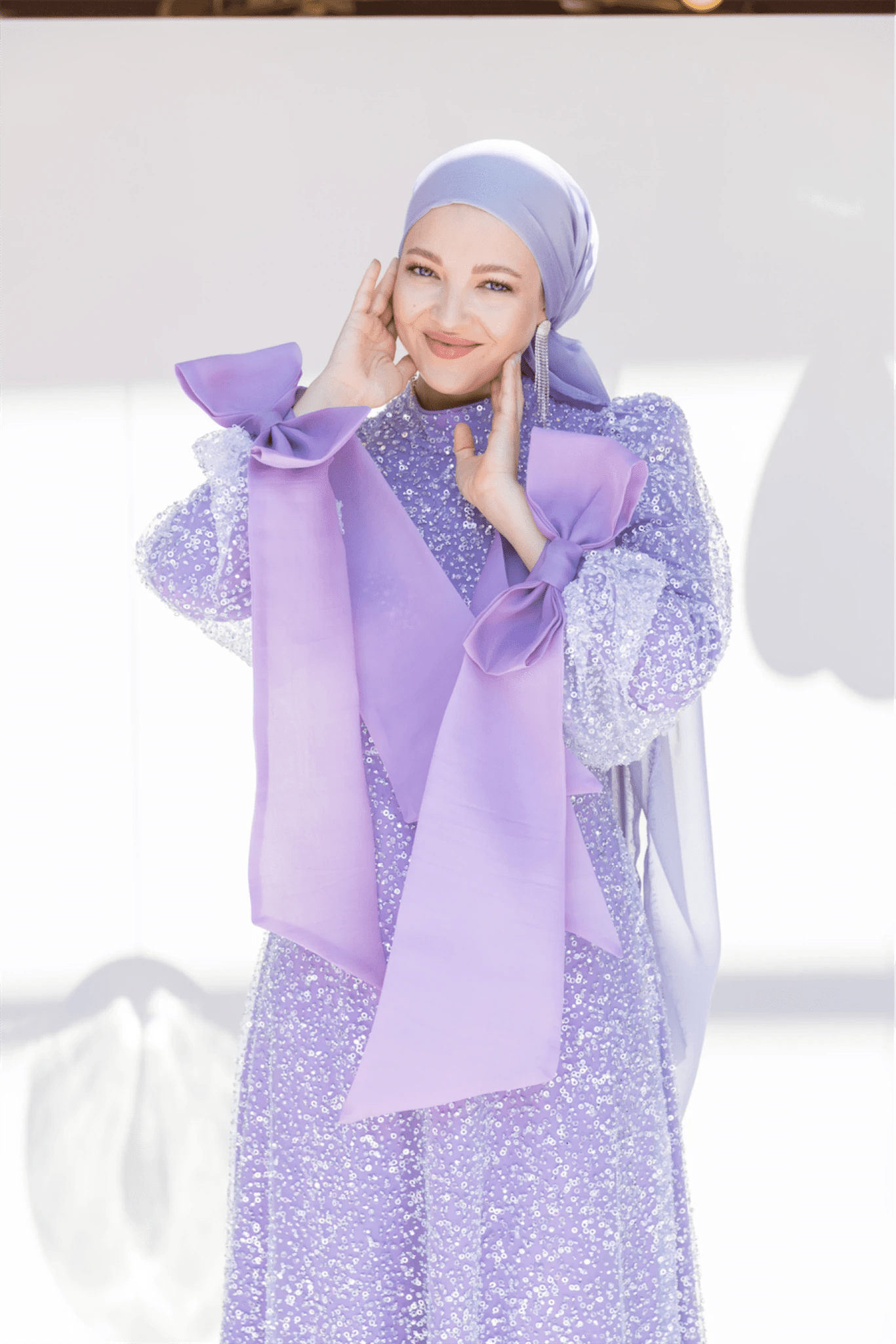 Melena Tesettür Abiye - FioraofDress - tesettur - abiye - 46 - LİLAA - hijab - evening - dress