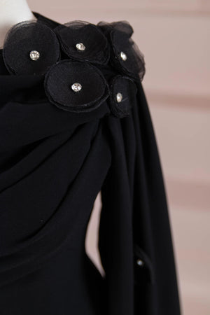 Mire Tesettür Abiye - FioraofDress - tesettur - abiye - Siyahh - 38 - hijab - evening - dress