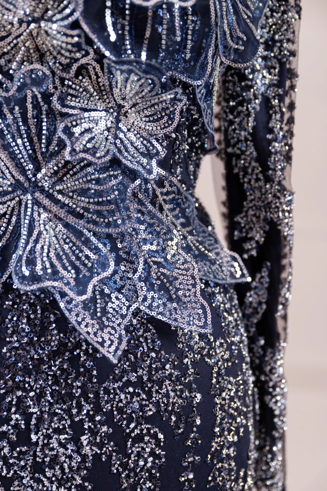 Najma Tesettür Abiye - FioraofDress - tesettur - abiye - LACİVERT - 36 - hijab - evening - dress