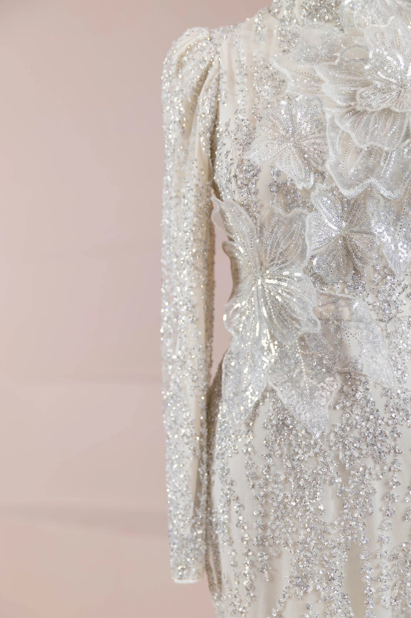 Najma Tesettür Abiye - FioraofDress - tesettur - abiye - krem - 36 - hijab - evening - dress