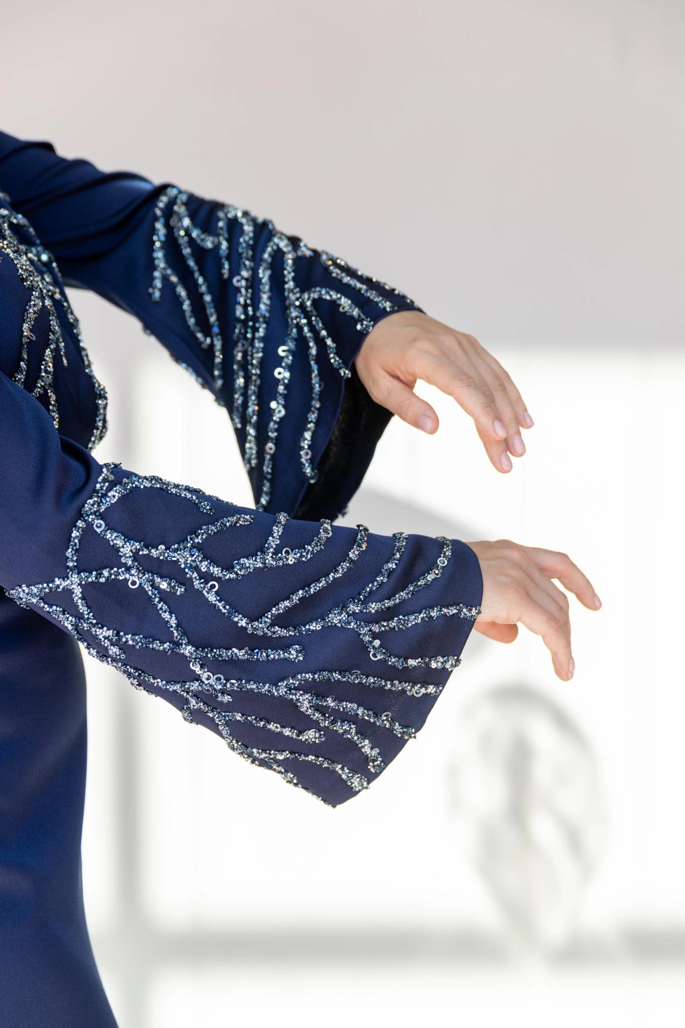 Narin Tesettür Abiye - FioraofDress - tesettur - abiye - 36 - lacivert - hijab - evening - dress