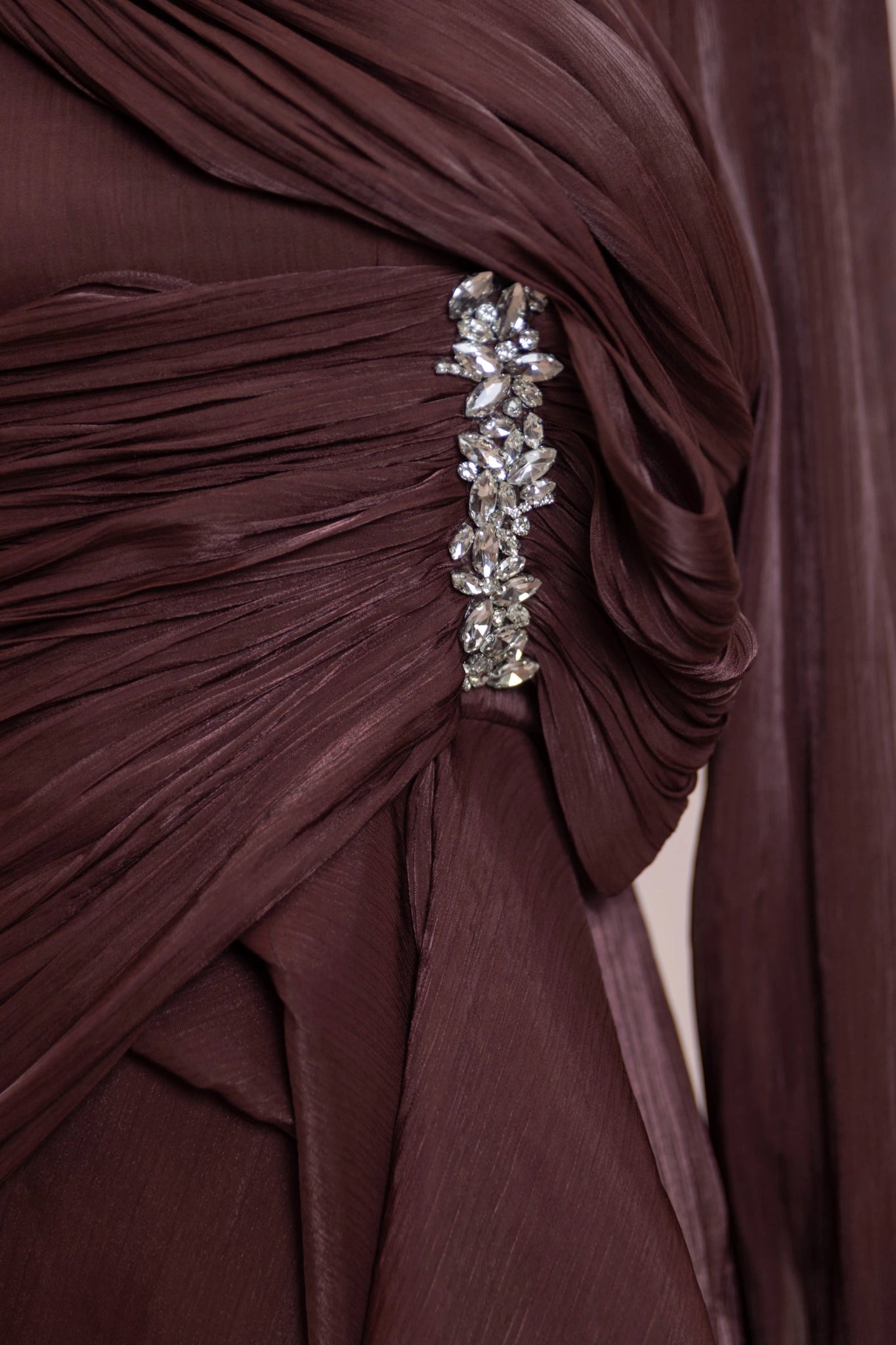 Nedya Tesettür Abiye - FioraofDress - tesettur - abiye - bery burgundy - 38 - hijab - evening - dress