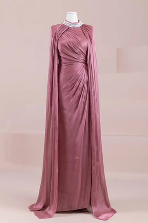 Nela Tesettür Abiye - FioraofDress - tesettur - abiye - bery - 38 - hijab - evening - dress