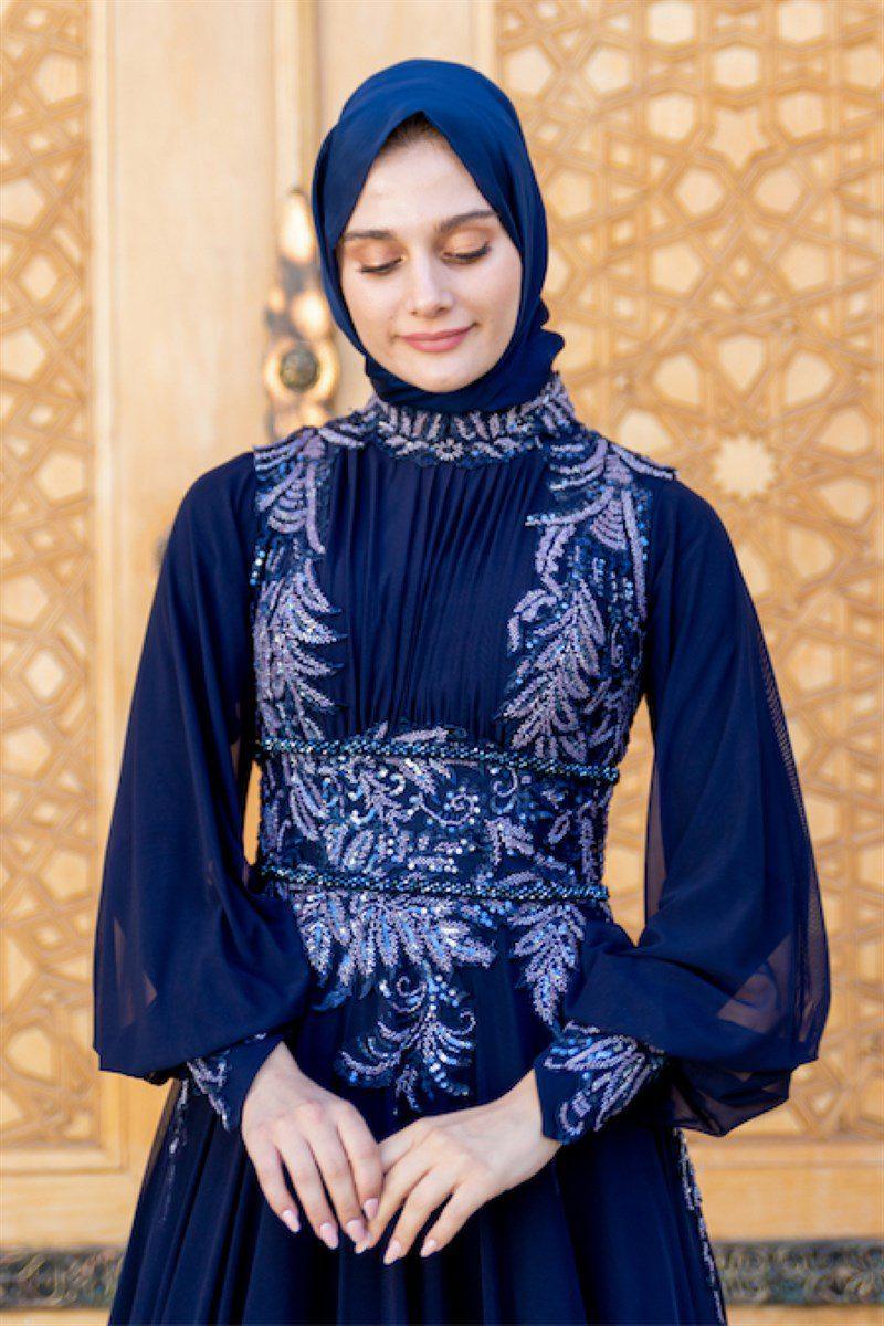 Neva Tesettür Abiye - FioraofDress - tesettur - abiye - 48 - hijab - evening - dress