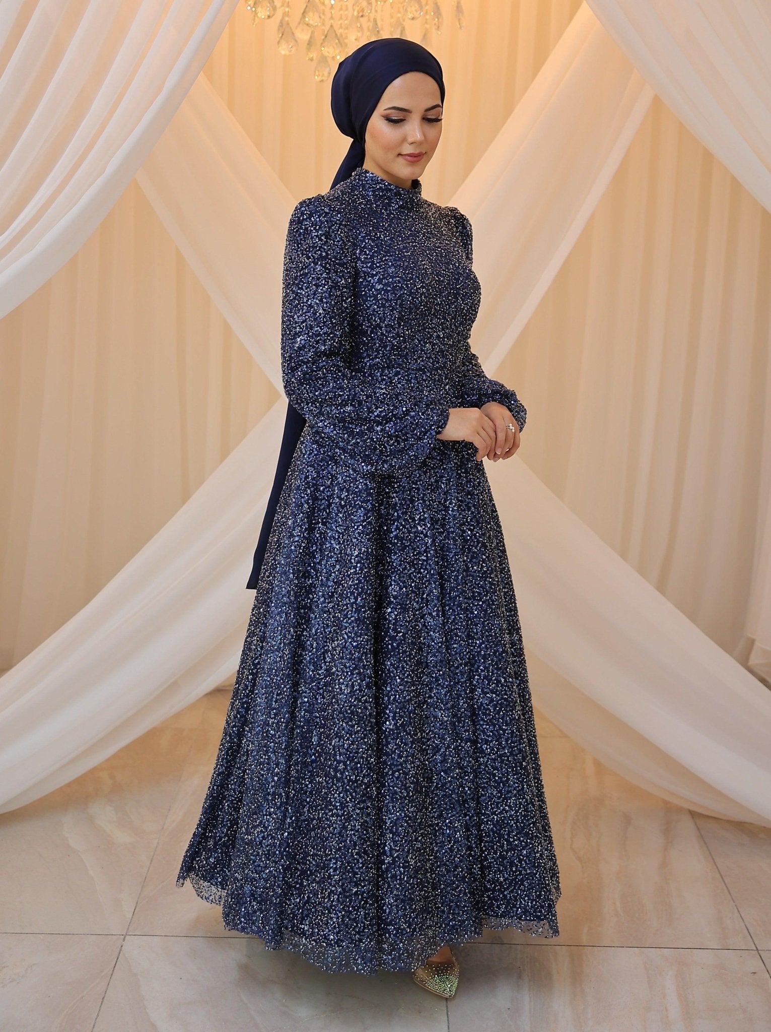 Nida Tesettür Abiye - FioraofDress - tesettur - abiye - LİLAA - 48 - hijab - evening - dress